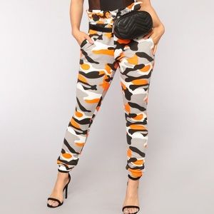 Flex on em camo joggers